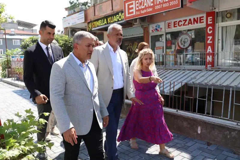 Başkan Öntürk, Prestij Cadde Çalışmalarını Yerinde İnceledi