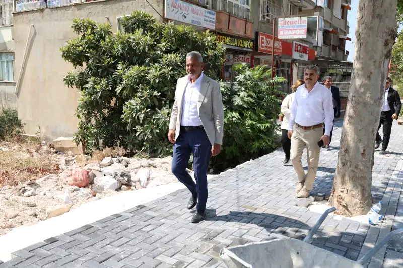 Başkan Öntürk, Prestij Cadde Çalışmalarını Yerinde İnceledi