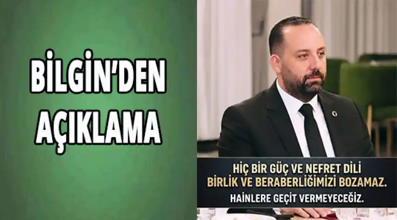 Bilgin: “Alevi Toplumuna Yönelik Bu Hadsiz Dili Kabul Etmiyoruz”