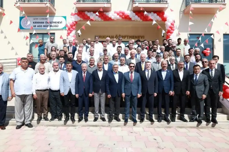 Kırıkhan Öğretmenevi Ve Akşam Sanat Okulu Hizmete Açıldı