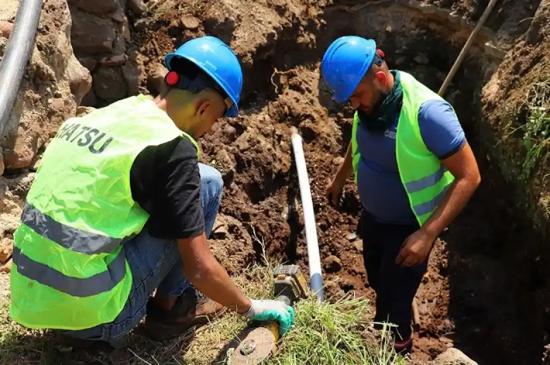 Hatsu Kırıkhan Karaçağıl’da İçme Suyu Altyapısını Yeniliyor