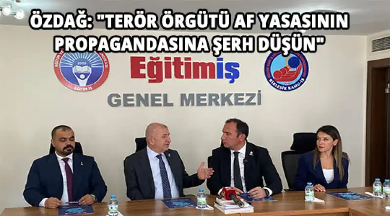 Özdağ’dan Öğretmenlere Çağrı: 