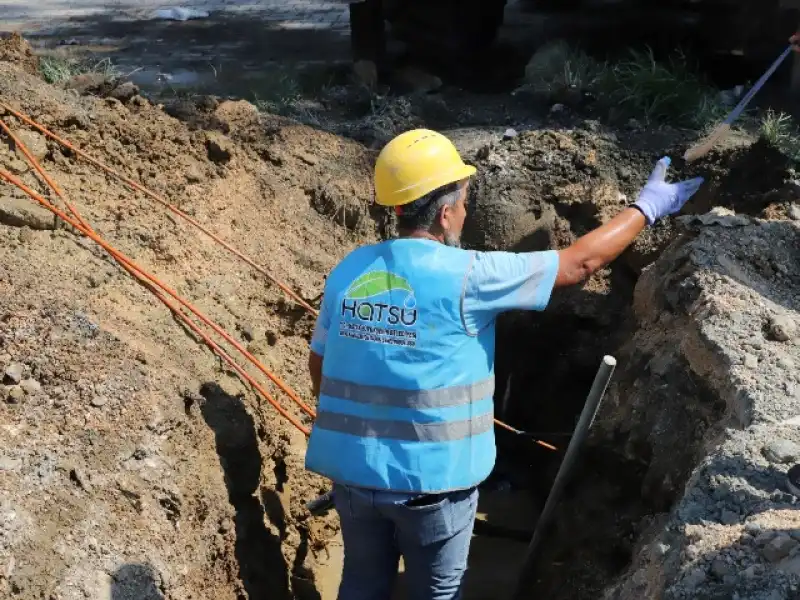 Samandağ Tomruksuyu’na Yeni Kanalizasyon Hattı İnşa Edildi