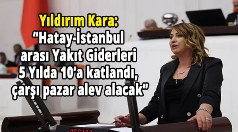 Yıldırım Kara Tarladan Başlayıp Mutfağa Gelen Zam Yolculuğuna Dikkat çekti