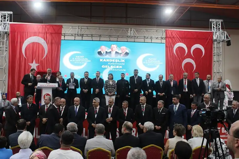 MHP HATAY’DA METİN TAŞÇI GÜVEN TAZELEDİ