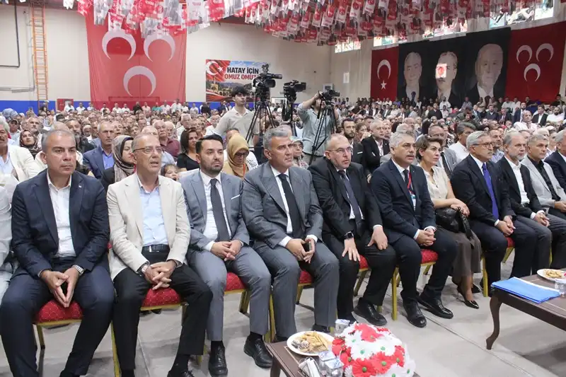 MHP HATAY’DA METİN TAŞÇI GÜVEN TAZELEDİ