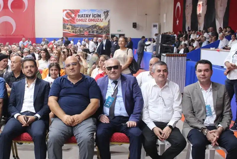 MHP HATAY’DA METİN TAŞÇI GÜVEN TAZELEDİ