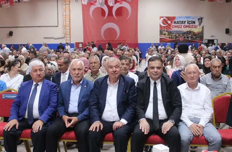MHP HATAY’DA METİN TAŞÇI GÜVEN TAZELEDİ