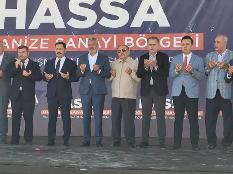 Hassa Osb’nin Altyapı Çalışmaları Törenle Başladı