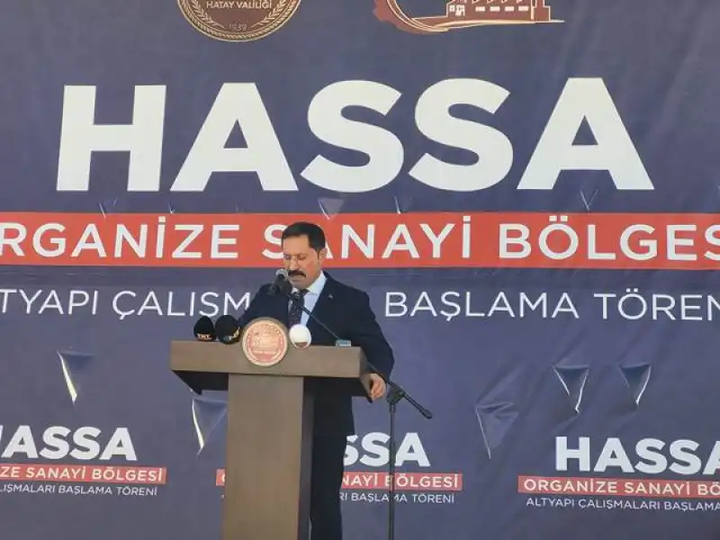 Hassa Osb’nin Altyapı Çalışmaları Törenle Başladı