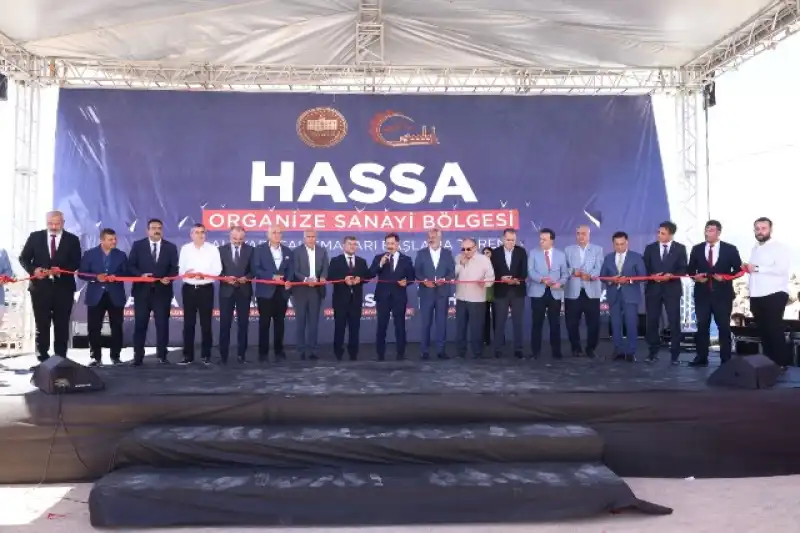 Hassa Osb’nin Altyapı Çalışmaları Törenle Başladı