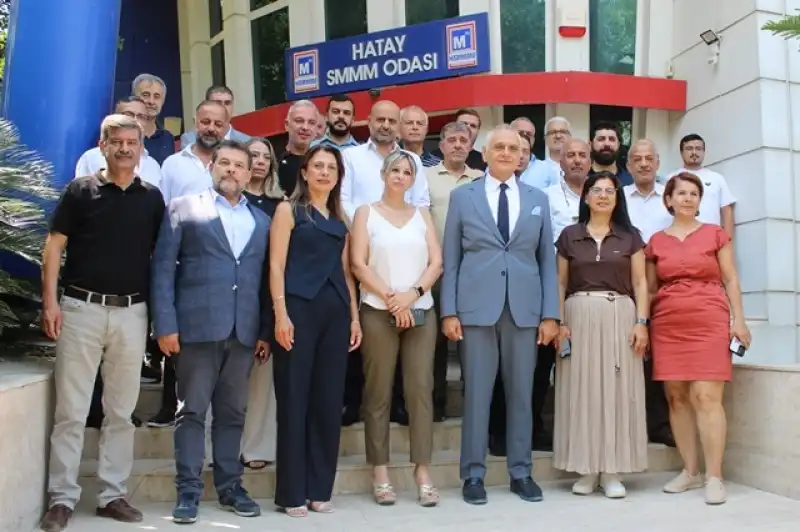 Hatay Ticaret Odasından Serbest Muhasebeci Mali Müşavirler Odasına Anlamlı Ziyaret