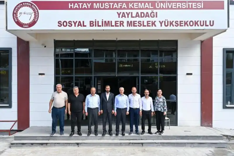 Rektör Eren, Yayladağı Sosyal Bilimler Meslek Yüksekokulunda Incelemelerde Bulundu