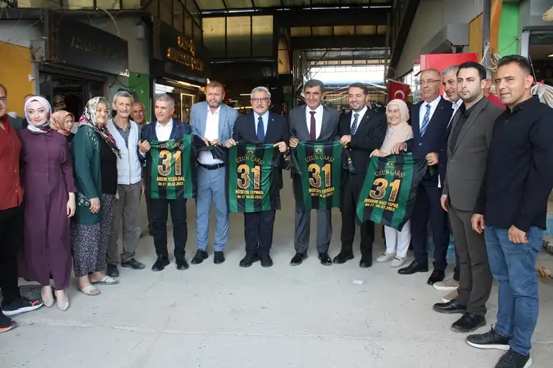 Ak Parti Heyetinden Tarihi Uzun Çarşı’ya Çıkarma