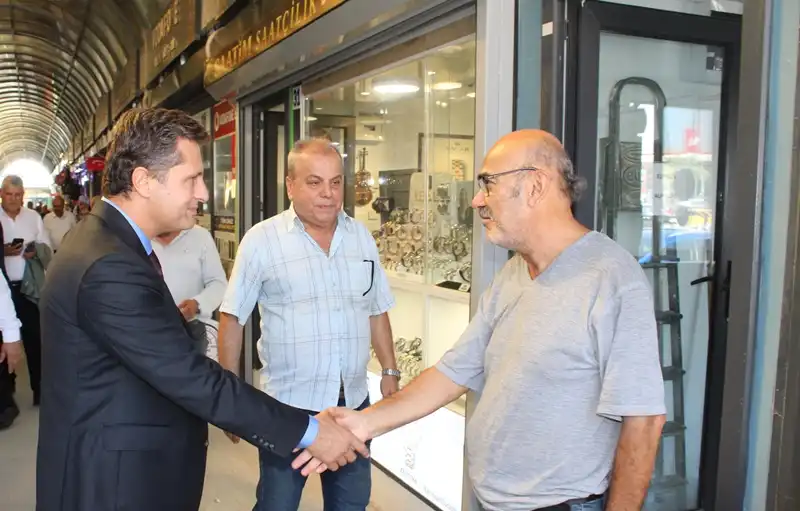 Yeni Parti Heyeti Hatay’da Sahaya İndi: Tarihi Uzun Çarşı Esnafından Sıcak Karşılama!