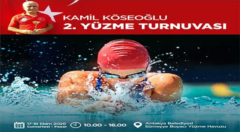 Antakya Belediyesi “2. Kamil Köseoğlu Yüzme Turnuvası” Başlıyor