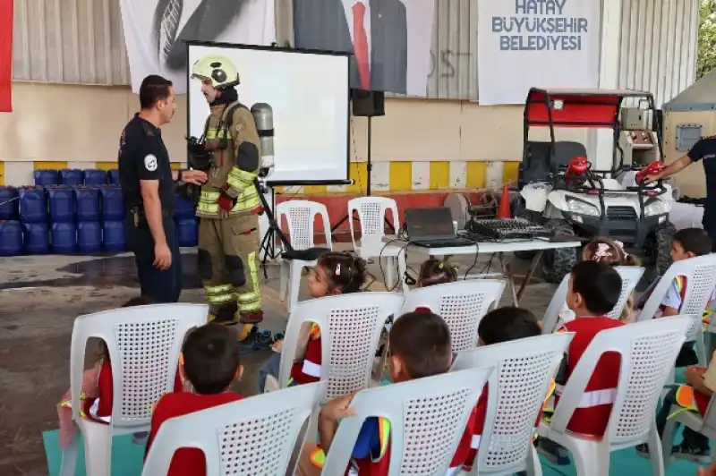 HBB İtfaiyesinden Çocuklara Farkındalık Etkinlikleri