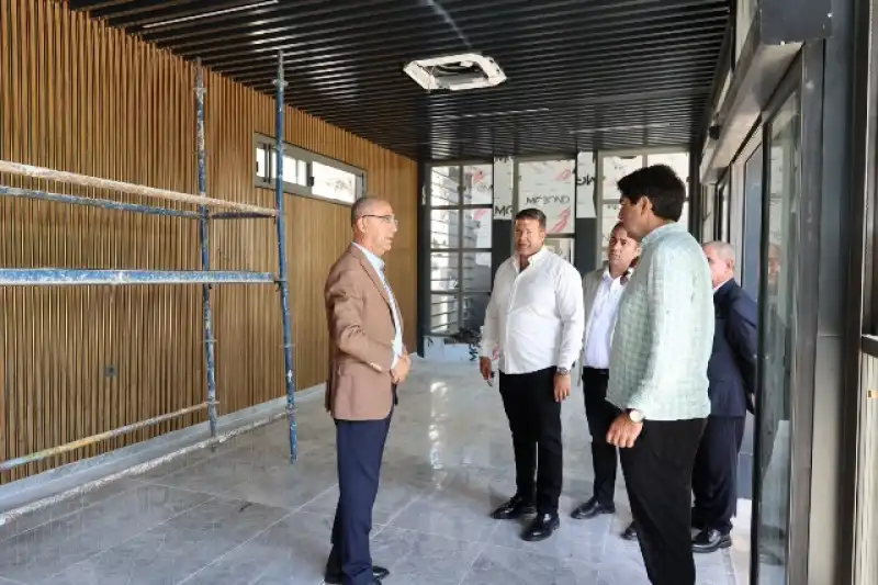 Başkan Yapar, Emekliler Lokali’nde İncelemelerde Bulundu