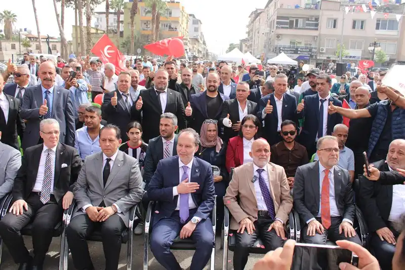 YRP Hatay’da Gövde Gösterisi Yaptı: Reyhanlı’da Coşkulu Açılış