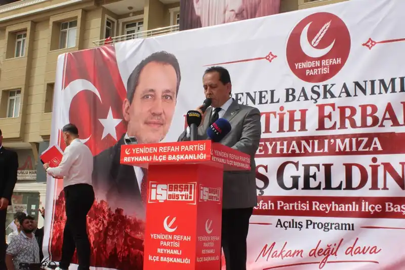 YRP Hatay’da Gövde Gösterisi Yaptı: Reyhanlı’da Coşkulu Açılış