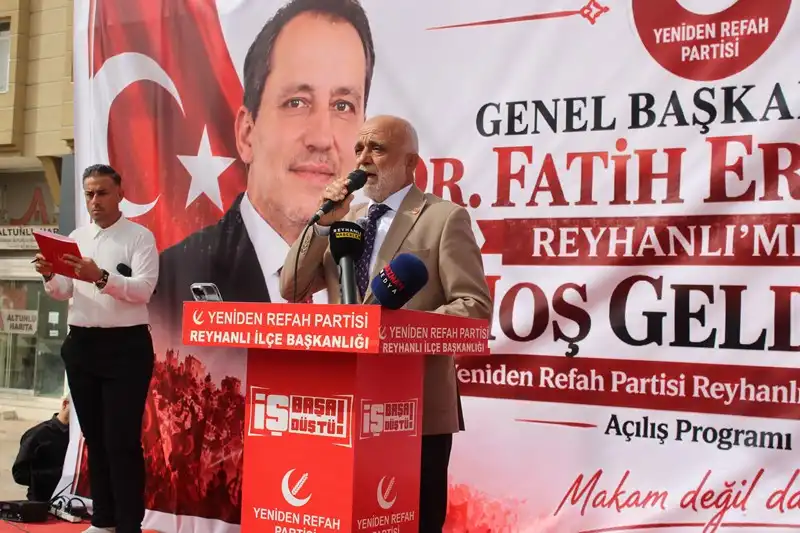 YRP Hatay’da Gövde Gösterisi Yaptı: Reyhanlı’da Coşkulu Açılış