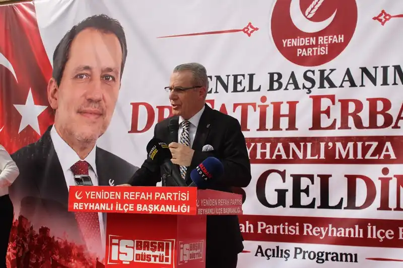 YRP Hatay’da Gövde Gösterisi Yaptı: Reyhanlı’da Coşkulu Açılış