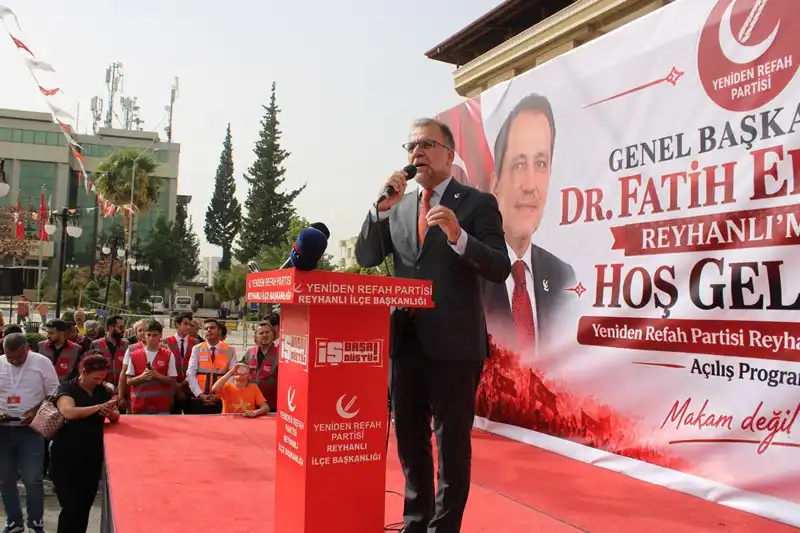 YRP Hatay’da Gövde Gösterisi Yaptı: Reyhanlı’da Coşkulu Açılış