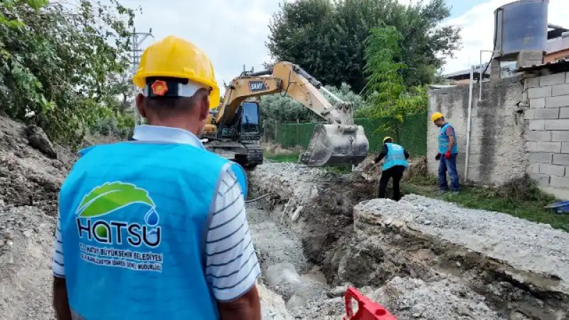 Samandağ Tekebaşı Grubu Kanalizasyon Projesi Sürüyor