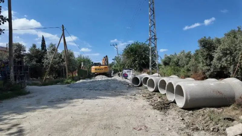 Samandağ Tekebaşı Grubu Kanalizasyon Projesi Sürüyor