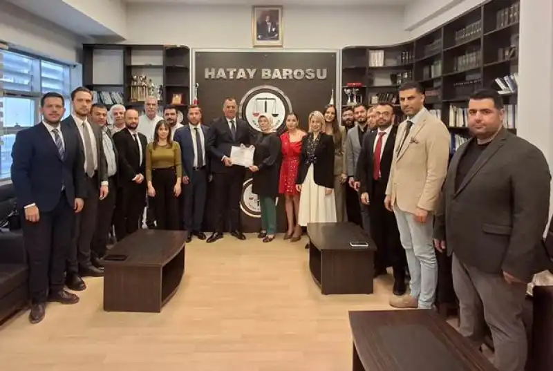 Hatay Barosu’nda Yeni Dönem Resmen Başladı: Başkan Hatay Tut Ve Kurul Üyeleri Mazbatalarını Aldı