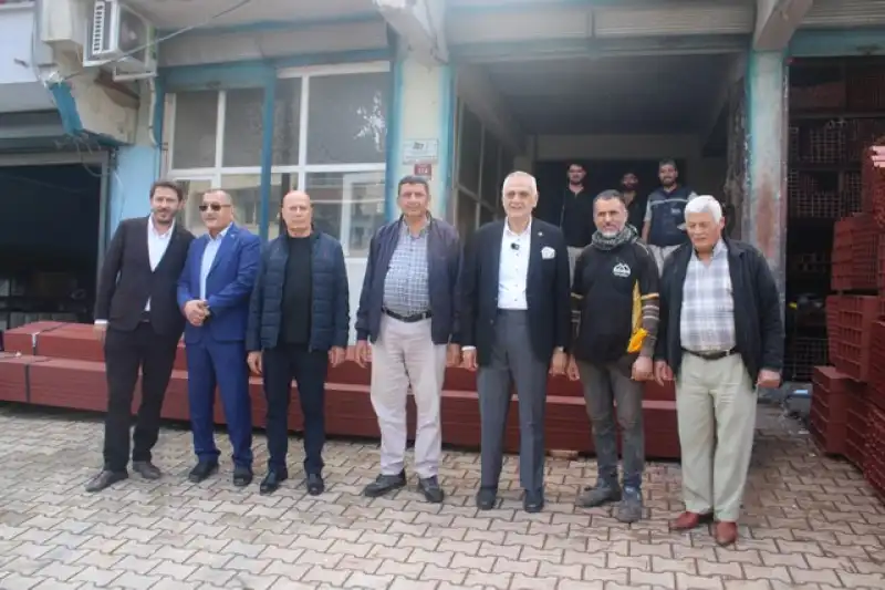 HATSO BAŞKANI HİKMET ÇİNÇİN ALTINÖZÜ ESNAFIYLA BİR ARAYA GELDİ