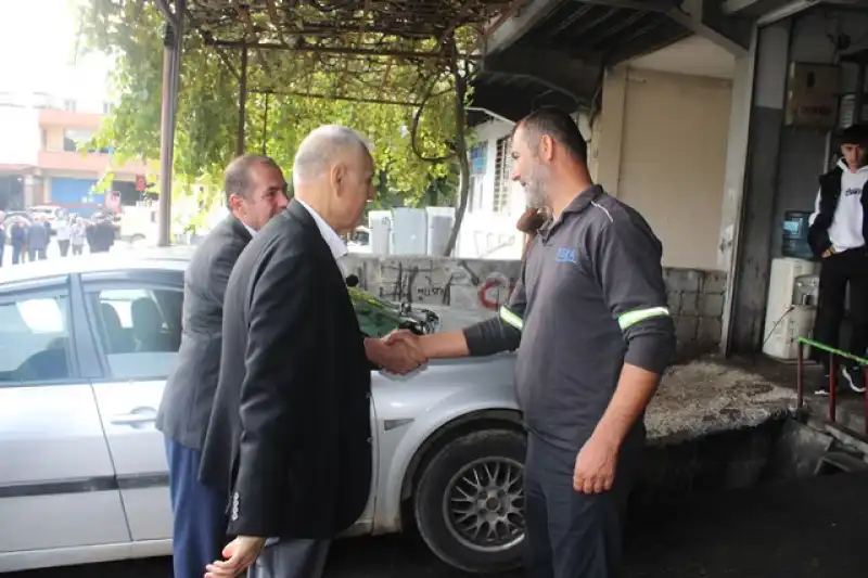 HATSO BAŞKANI HİKMET ÇİNÇİN ALTINÖZÜ ESNAFIYLA BİR ARAYA GELDİ