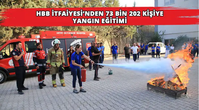 HBB İtfaiyesi Eğitim Ve Tatbikatlarla Yangın Bilinci Oluşturuyor